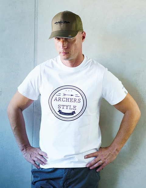 Bogensport Herren T-Shirt Stamp