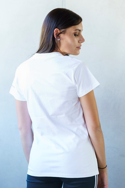 Bogensport Damen T-Shirt Basic (Weiss)