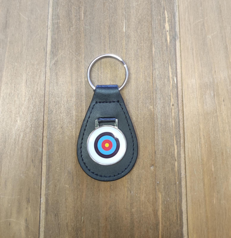 Schlüsselanhänger mit Leder