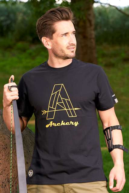 Bogensport Herren T-Shirt Archery Gold